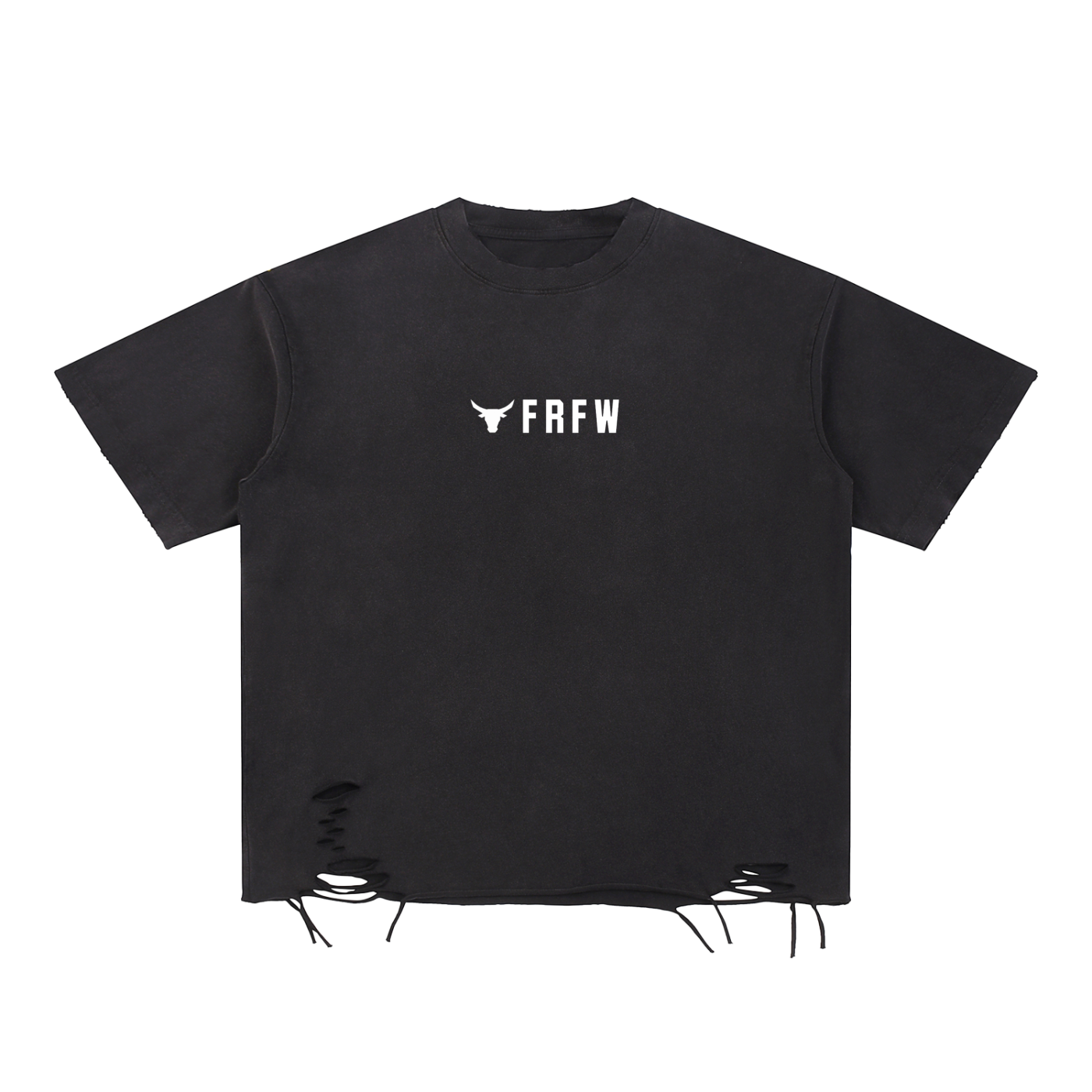 “RAW INTENT” Distressed Tee