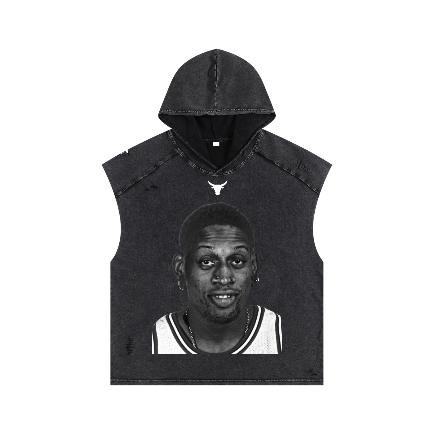 ROGUE - Washed Cut Hoody