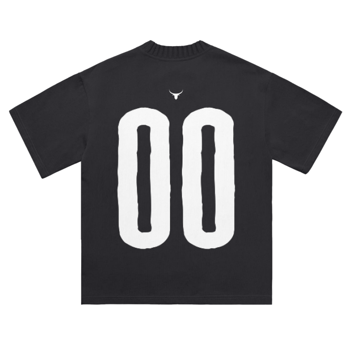 "CHOSEN" Heavyweight Tee with Knitted Collar