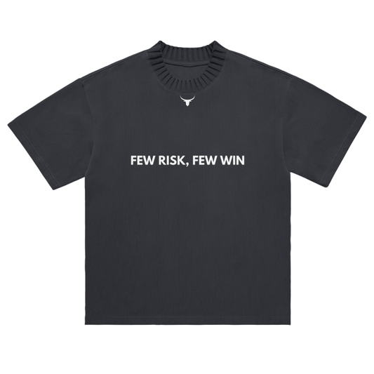 "CHOSEN" Heavyweight Tee with Knitted Collar