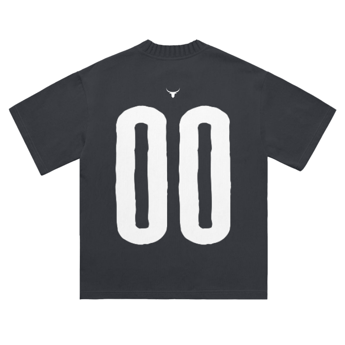 "CHOSEN" Heavyweight Tee with Knitted Collar