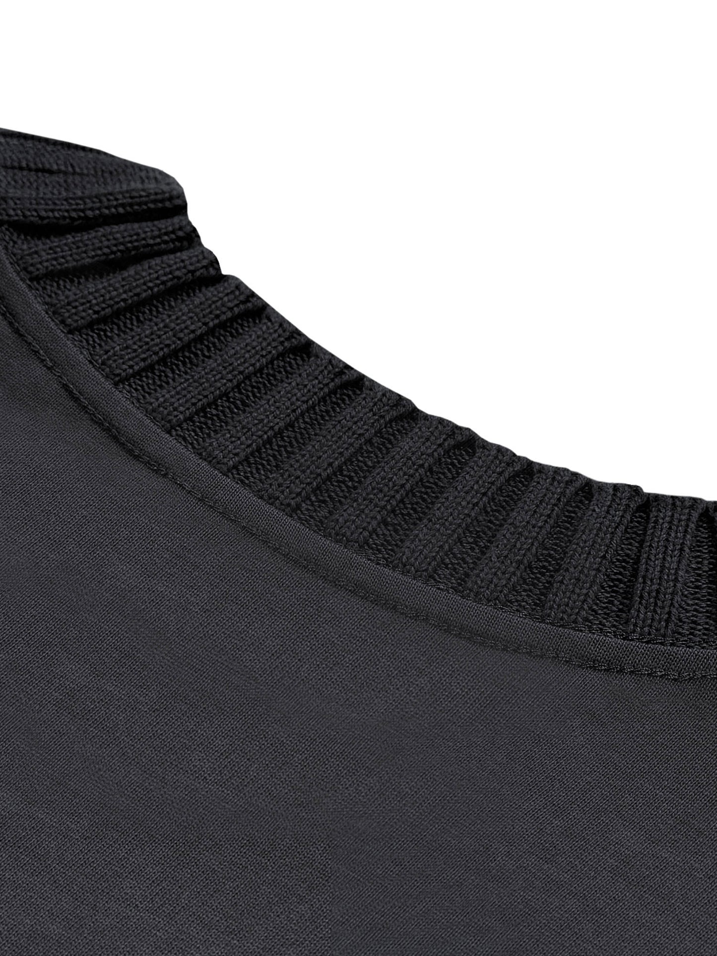 "CHOSEN" Heavyweight Tee with Knitted Collar